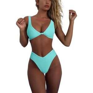 Bikini Set for Women Light Green